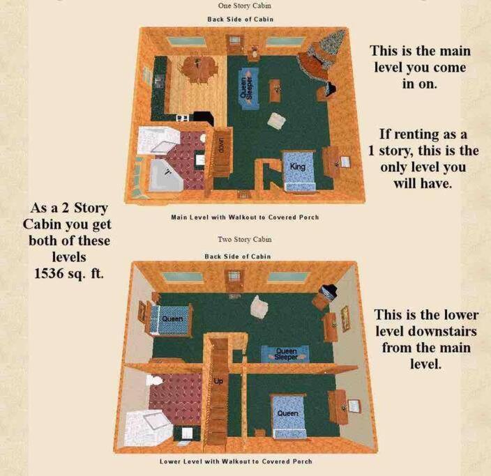 ユリーカ・スプリングス Secluded Cabin In The Woods! 1 Storyヴィラ エクステリア 写真